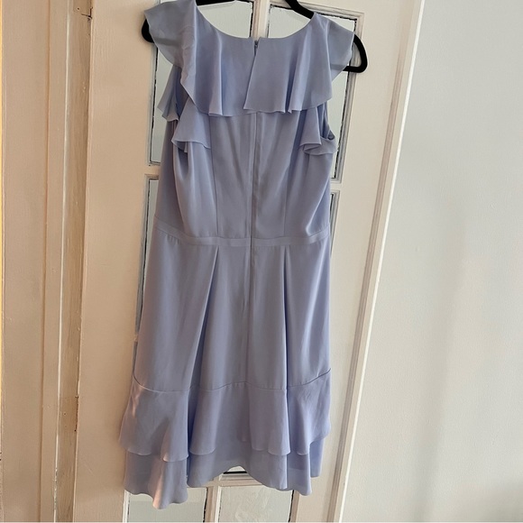 Banana Republic Powder Blue Ruffle Dress - Picture 6 of 8